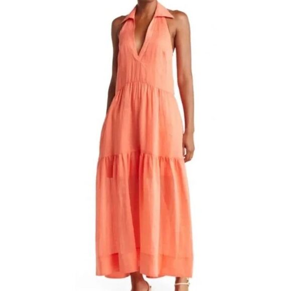 Nicholas Halo Wildflower Tiered Maxi Dress NWT Size 4 - Picture 1 of 9